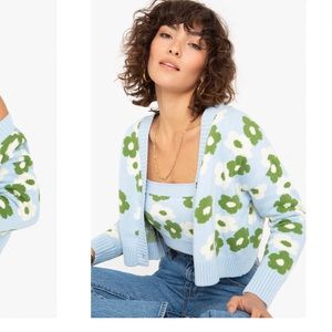 Callahan Floral Cardigan Set